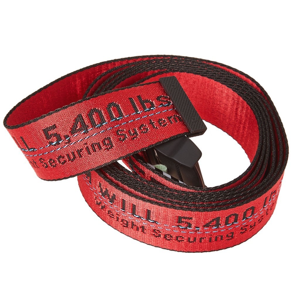 Red Off White belt | Industrial Strap Streetwear 2020